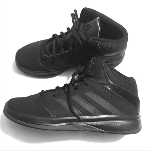 adidas black hi tops